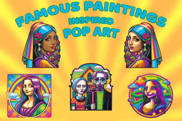 Download Famous Paintings Pop Art - Premium Resources
