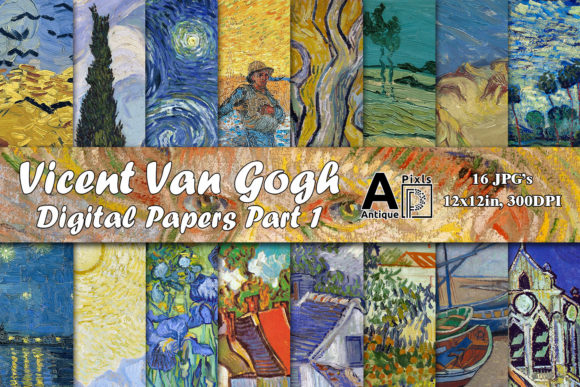 Download Vincent Van Gogh Paintings Papers Set 1 - Paintings Collection